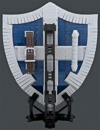 製作期間６か月のレゴで作ったハイリアの盾
