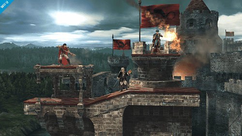 スマブラ WiiU版の「攻城戦」のステージの情報が公開されています