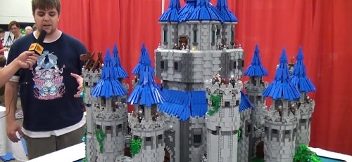 「ゼルダの伝説 トワイライトプリンセス」のハイラル城を、レゴで2年以上かけて作った海外ファン。リンクのアートも