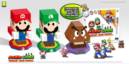 3DS「マリオ＆ルイージRPG ペーパーマリオMIX」の海外キャンペーンが発表されています