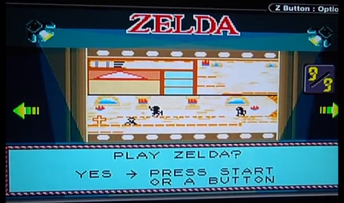 隠しの中には「ゼルダ」もあり、このゼルダの「ゲーム＆ウオッチ」自体が日本未発売なので、これが遊べるのも貴重となっています