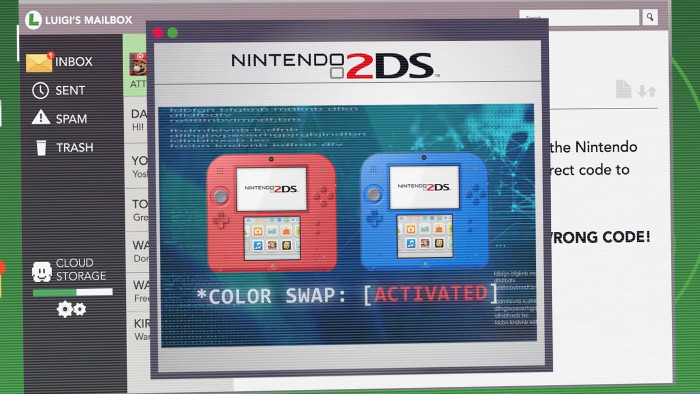 アメリカで発売されるニンテンドー2DSの新色は、このような前面が赤または青で、側面が黒の本体
