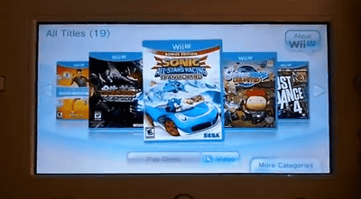Wii Uの店頭用のデモ機の動画が公開される