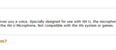 Wii U PRO コントローラーについては、他には、Wiiとの互換性も商品説明から明らかになっています
