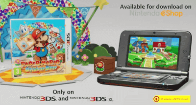 3DS「ペーパーマリオ スーパーシール」のイギリス版のロンチトレイラー