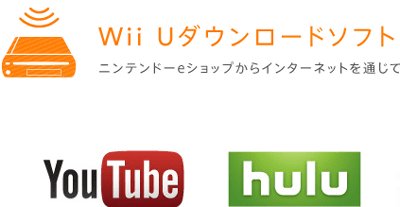 Wii Uのダウンロードソフト、「出前館」、「YNN」（よしもと動画）、「Hulu」、「Youtube」が配信予定