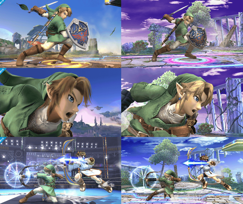 スマブラ Wiiu と Wii 大乱闘スマッシュブラザーズx を比較した画像が作られる