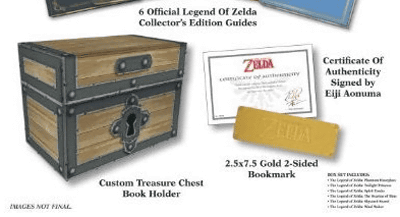 「ゼルダの伝説」の宝箱に入った「Prima Official Game Guide」が海外で発売、特製しおり、青沼氏のメッセージなども