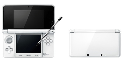 ニンテンドー3DSの新色「ピュアホワイト」、「クリアブラック」が発売予定