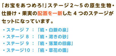 その他のDLCは4つセット（ステージ７～１０）が200円で販売
