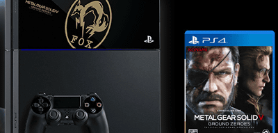 「PS4 × METAL GEAR SOLID V : GROUND ZEROES FOX EDITION」がソニーストアで限定発売予定
