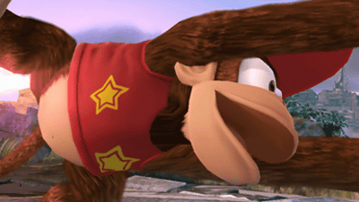 「スマブラ 3DS WiiU」に、ディディーコングが参戦。横強攻撃も、のびーるパンチに
