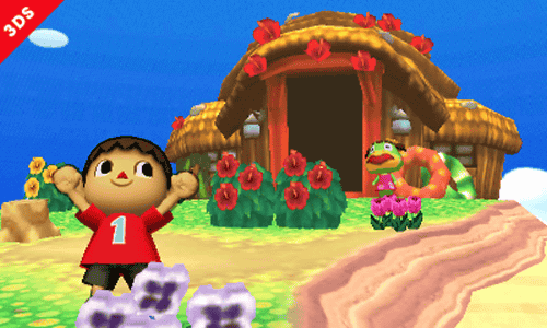 「スマブラ 3DS WiiU」の3DS版にコトブキランドのステージがあることを明らかにしています