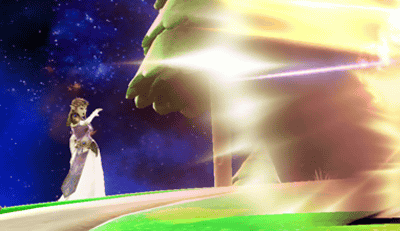 「スマブラ 3DS WiiU」、ゼルダが使うディンの炎は中心部が強い攻撃に