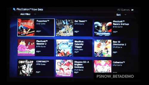 SCEが今後、PS4、PS3、PSVITA、ソニーの液晶テレビなどでサービスを予定しているクラウドゲーミングサービス「PlayStation Now」のベータテストの動画が投稿