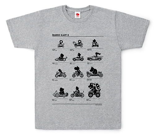 「マリオカート８」のTシャツがクラブニンテンドーに追加されることが発表されました