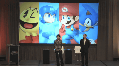 「スマブラ 3DS WiiU」、E3 2014のラウンドテーブル動画が公開。パックマン、ロックマン、マリオ、ソニックの対戦の様子も