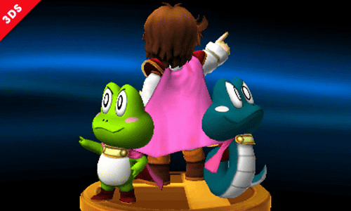 「カエルの為に鐘は鳴る」の「サブレ王国の王子」が「スマブラ 3DS WiiU」にどのように登場するのかはコメントされていませんが、おそらくアシストで登場するということになっていると思われます