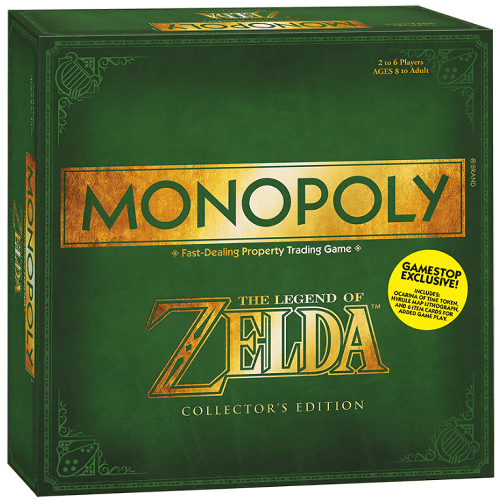 これは、任天堂の「ゼルダの伝説」シリーズをモチーフにした「モノポリー」のボードゲームで、北米でUSAopolyというメーカーから発売されます