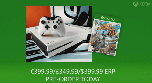 Xbox Oneの白色の本体が発表されました