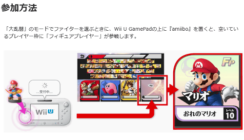 「スマブラ 3DS WiiU」の公式サイトが更新され、アミーボの情報が公開されました