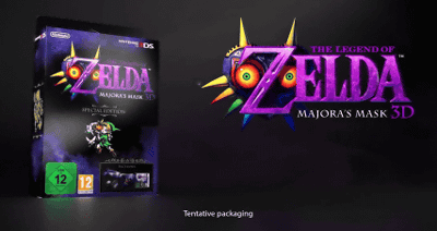 「ゼルダの伝説 ムジュラの仮面 3D」の限定版が欧州で発売予定。発売日は2015年2月15日の噂も