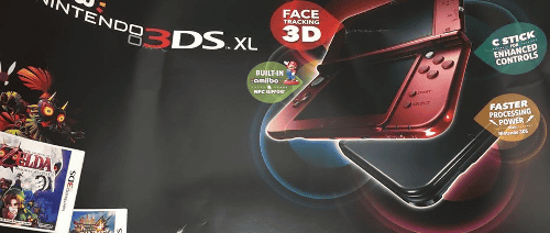 New ニンテンドー3DS LLの新色、赤色が北米で登場。ムジュラと同じ発売日か