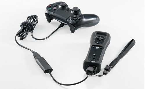 WiiやWiiUで、PS3、PS4コントローラーなどを使えるようにする変換アダプターが発売されました