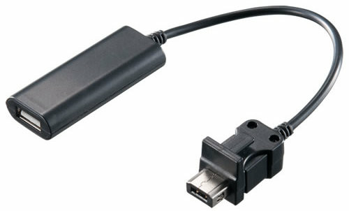 商品は、「CYBER・USBコントローラー変換アダプター（Wii U用）」というもので、Wiiリモコンに接続して使う変換アダプターです
