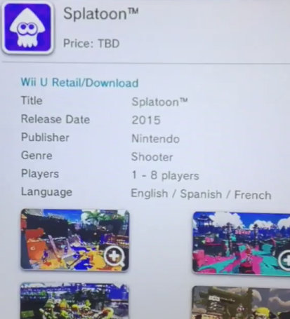WiiU「スプラトゥーン」は、ゲームパッドだけでのプレイに対応するようです