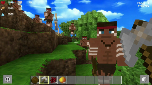 WiiUでリリース予定の「Cube Life Island Survival」について、サバイバルモードのゲーム画像が公開されています
