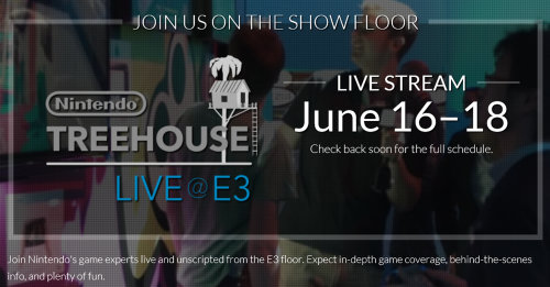 E3 2015のサイトでは、今年、任天堂が行うイベントの概要などが発表されています