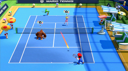 WiiU「マリオテニス ウルトラスマッシュ」の「ゲームの種類」としては、この他に、「ダブルス」