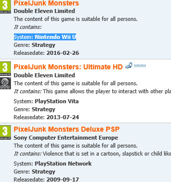 「ピクセルジャンク モンスターズ」が、WiiUで発売されるようです