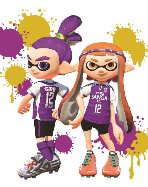 スプラトゥーン 京都サンガf C のイラスト公開 イヤーブックで入手も可能 ギア追加はなし