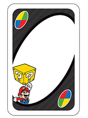オリジナルカードの1つ目は、スターをゲットしたマリオをイメージした「無敵マリオ」
