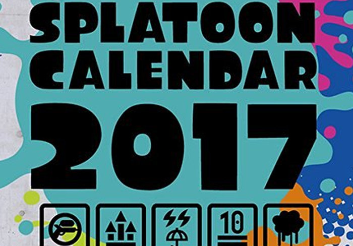 スプラトゥーン、2017年のカレンダー登場。画集として大事に保存も出来る