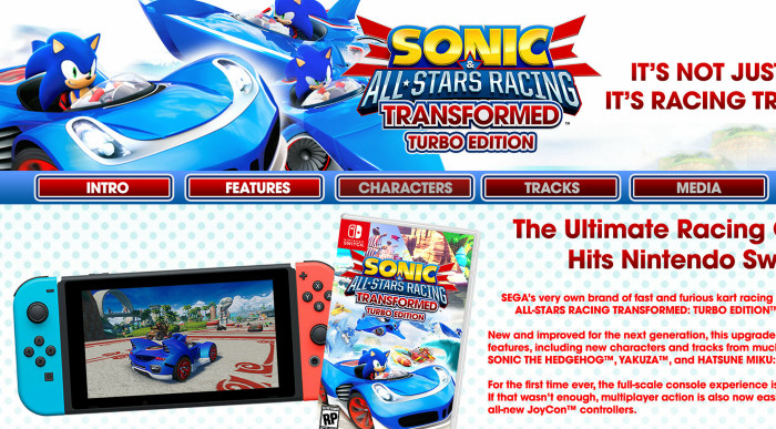 「Sonic ＆ All-Stars Racing」は、セガが、DSやPS3、Xbox 360時代から発売しているレーシングゲーム