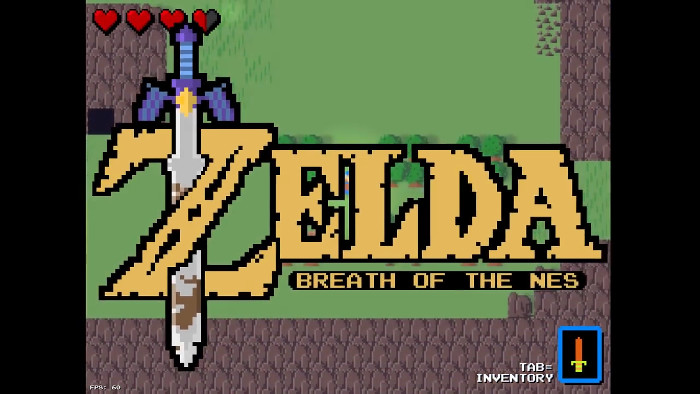このファンメイド作品は、Windows用のPCゲームとして、「Breath of the NES」のタイトルで、遊べるデモバージョンの配布