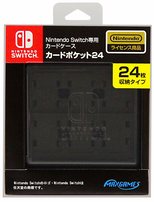 「Nintendo Switch専用カードポケット24 スプラトゥーン2」は、マックスゲームズから発売されるニンテンドースイッチ用の周辺機器