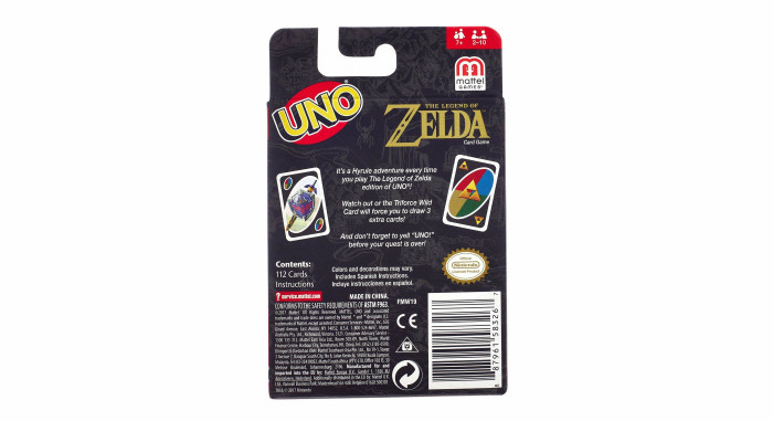 「UNO The Legend of Zelda」は、ゼルダの伝説デザインの「UNO」です