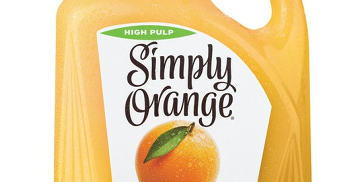 オレンジジュースの種類も多く、果肉あり（with pulp）なのか、果肉なし（no pulp）なのかという2種類に分けて販売されています