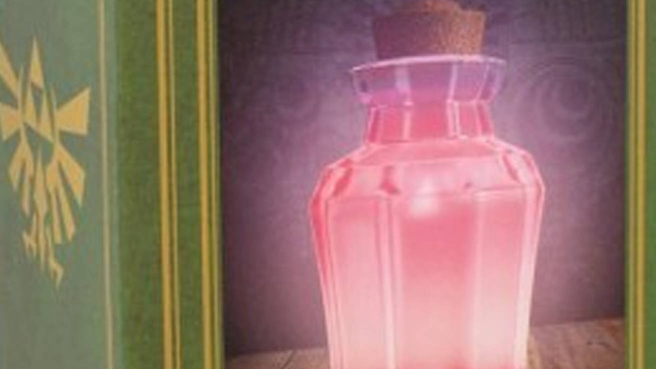 ゼルダの伝説、クスリ瓶をイメージしたライトが海外で発売される