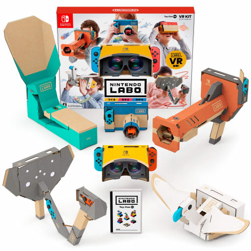 「Nintendo Labo Toy-Con 04： VR Kit」は、通常版と、収録ゲーム数が少ない「ちょびっと版」の2種類が発売されていますが