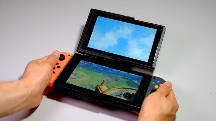 「new Nintendo Switch DS」と名付けており、ニンテンドーDSやニンテンドー3DSと同じような、2画面のニンテンドースイッチ本体