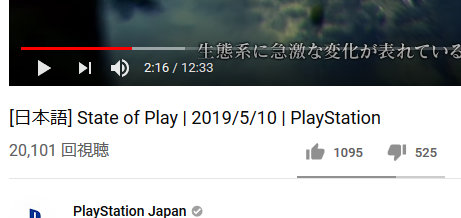 プレイステーションダイレクトの「State of Play」は、前回は低評価が上回る状態になっていましたが、2回目となる今回は、日本版も海外版も高評価が上回る
