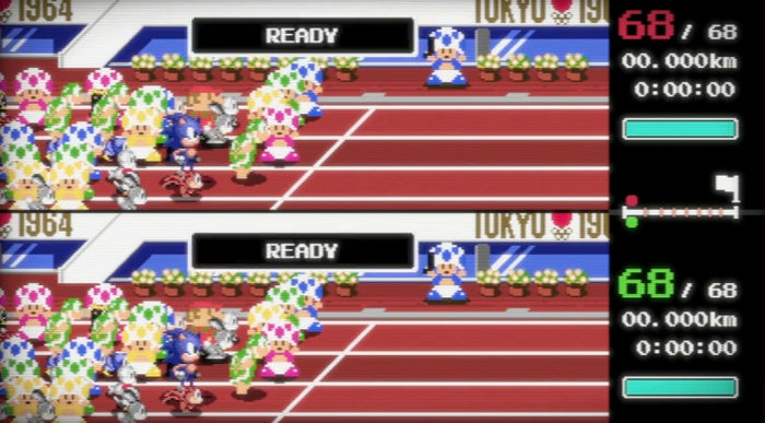 「マリオ＆ソニック AT 東京2020オリンピック」には、2Dゲームも収録されていることが発表