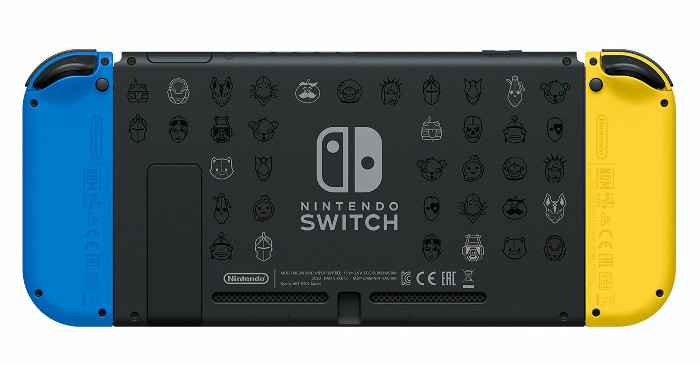 「Nintendo Switch：フォートナイトSpecialセット」は、その本体デザインが特別なものになっている部分が最大の特徴