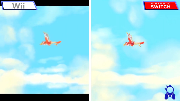 このWiiのときのSD版と、ニンテンドースイッチで発売されるHD版との比較動画