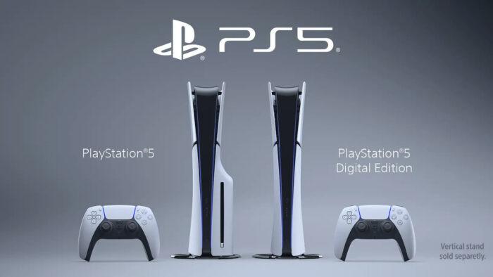 PS5、旧型と新型のサイズ比較